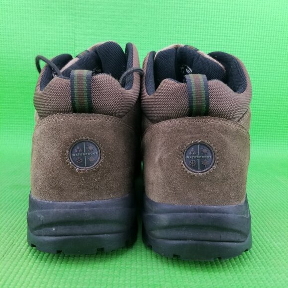 ✅Lands End Men’s Brown & Black Waterproof Hiking Winter Insulated Boots Size 13D main image 11